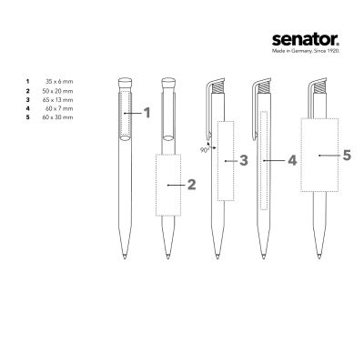 Химикалка Senator Super Hit Matt Recycled 3304, оранжев