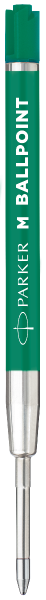 Пълнител Parker за химикалка, пл., оп.2, зелен M