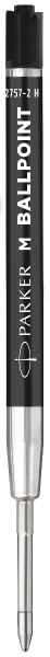 Пълнител Parker за химикалка, пл., оп.2, черен M