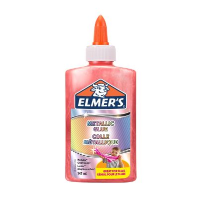 Течно лепило Elmer's Metallic Glue, 147 ml, розово