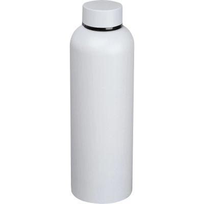 Метална бутилка за вода, 700ml, бяла