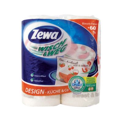 Кухненска ролка Zewa Wisch&Weg,с декорация, оп2