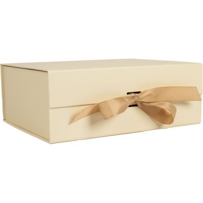Подаръчна кутия 33x25x12,5 cm, бежова