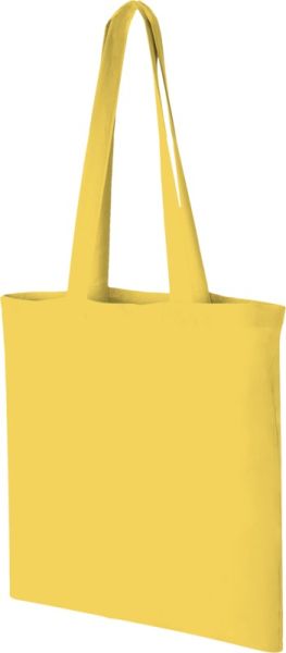 Пазарска чанта с дълги дръжки, жълта