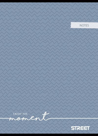 Тетрадка Street, А4, квадратчета, 54л, Notes