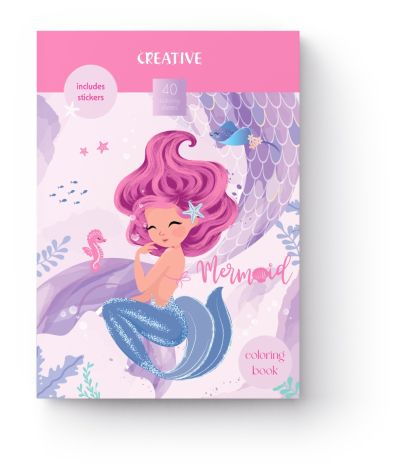 Книжка за оцветяване. Creative Children, 40 стр, Girls