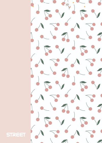 Тетрадка Street, А4, бели л, 42л, PP корици, BLOSSOM