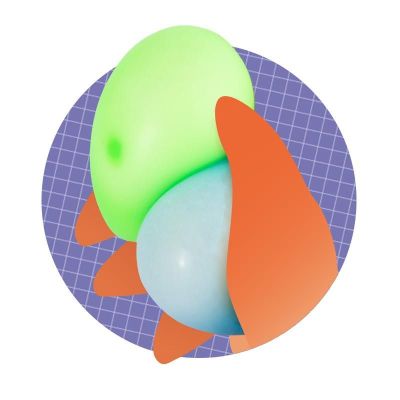 Антистрес топки Trendhaus ABC, 2 броя