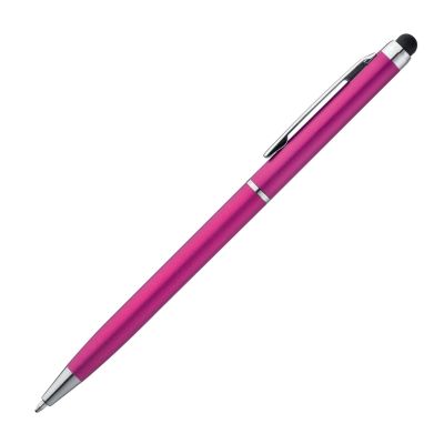 Химикалка с писалка за touch screen, лилав