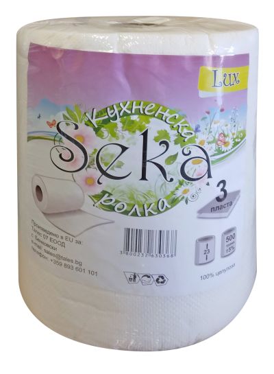 Кухненска ролка Seka, 3пл, 500гр, оп.1