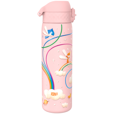 Бутилка за вода Ion8 Print, метална, 600ml, Fairies
