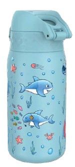 Термо бутилка за вода Ion8 Print, метална, 320ml, АКУЛИ2
