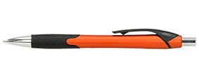 Пластмасова химикалка Malaga, оранжева