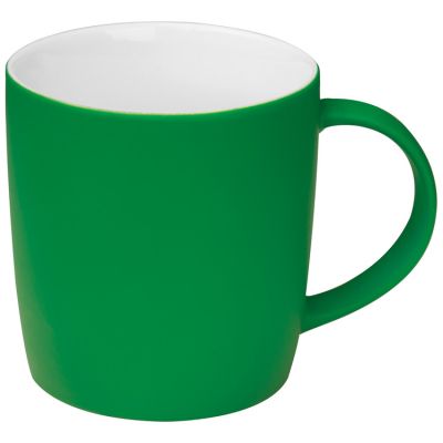 Керамична чаша с гумирано покритие, 300 ml, зелен