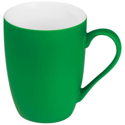 Керамична чаша с гумирано покритие, 300 ml, зелена