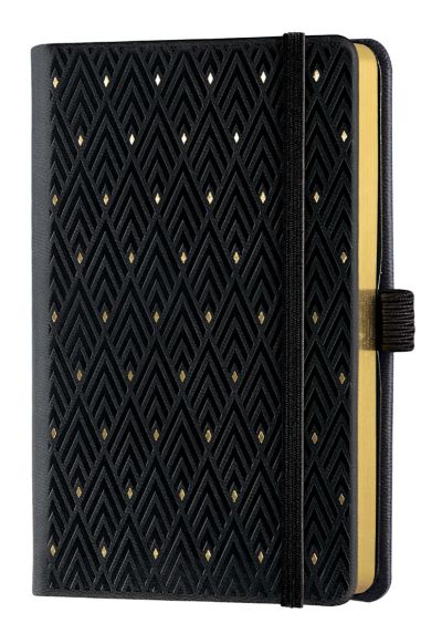 Бележник Castelli C&G, 9x14cm, лин, Diamond Gold