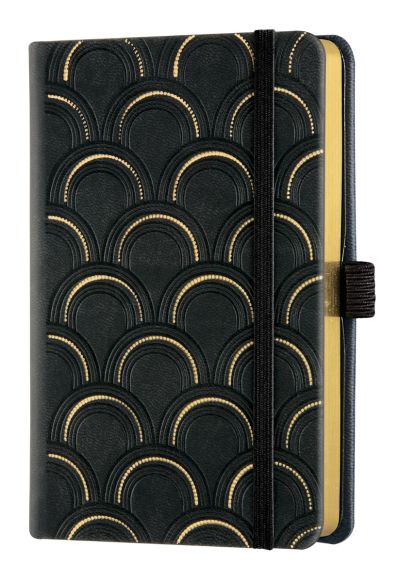 Бележник Castelli C&G, 9x14cm, лин, Art Deco Gold