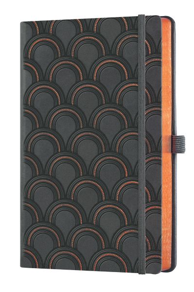 Бележник Castelli C&G, 9x14cm, лин,Art Deco Copper