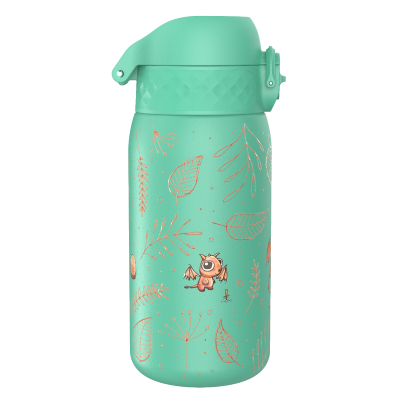 Бутилка за вода Ion8 Print, метална, 400ml, Dragons