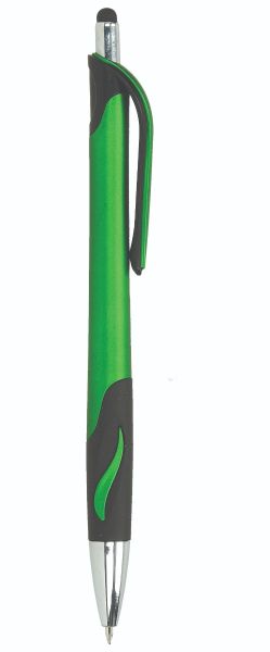 Химикалка Vivero с накрайник за touch screen, зелена