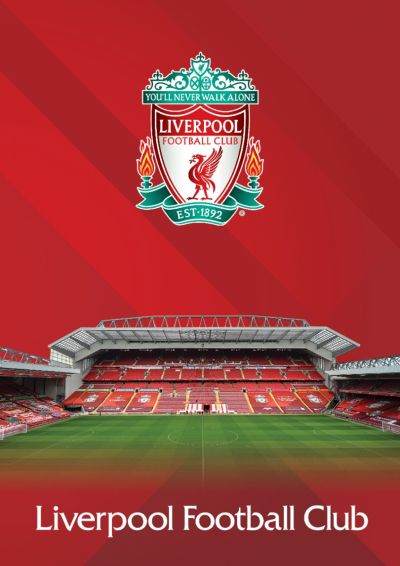 Тетрадка FC Liverpool, А4, широки редове, 54л