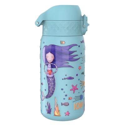Бутилка за вода Ion8 Print, метална, 400ml, РУСАЛКИ