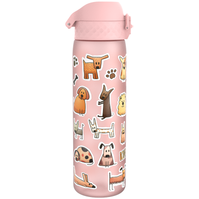 Бутилка за вода Ion8 Print,рециклирана пластмаса, 500ml, Dogs