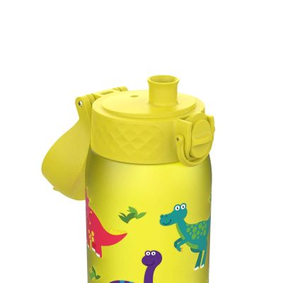 Бутилка за вода Ion8 Print, Recyclon, 350 ml, динозаври