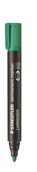 Маркер Staedtler Lumocolor 352, пермaнентен, объл връх, зелен