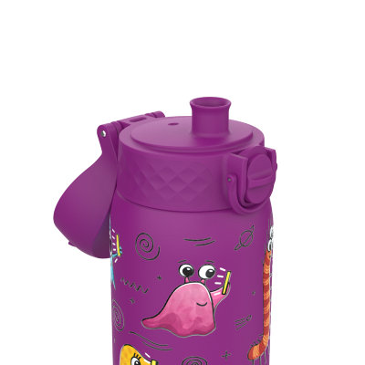 Бут. за вода Ion8 Print, метална, 400ml, Aliens