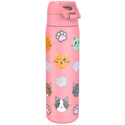 Термо бутилка за вода Ion8 Print, метална, 500ml, КОТЕТА