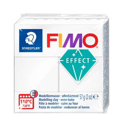 Полимерна глина Staedtler Fimo Effect, 57 g, прозрачно бял 014