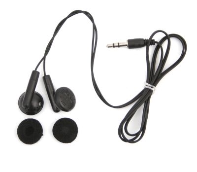 Стерео слушалки Fiesta Earphones FIS, ЧЕРЕН