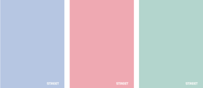 Тетрадка Street Pastel, А4, бели листа, 42л, PP корици