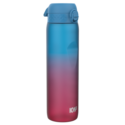 Бутилка за вода Ion8 Mot., рециклирана пластмаса,1000ml, Blue/Pink