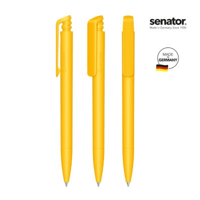 Химикалка Senator Trento Matt Recycled 3305, жълта 7408
