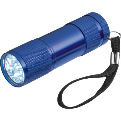 Алуминиево LED фенерче, синьо