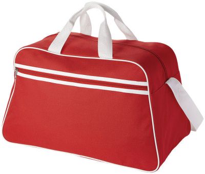 Спортна чанта San Jose, червен/бял