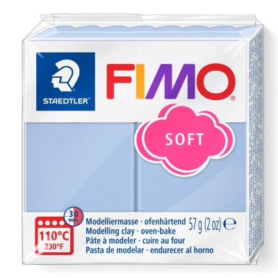 Полимерна глина Staedtler Fimo Soft 8020, 57g, светлосин