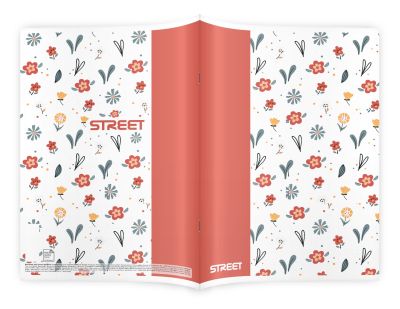 Тетрадка Street Blossom, А4, МК, 42л, PP корици