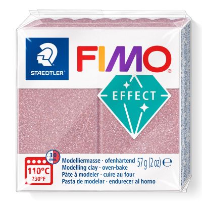 Полимерна глина Staedtler Fimo Effect,57g, бледо розов 212