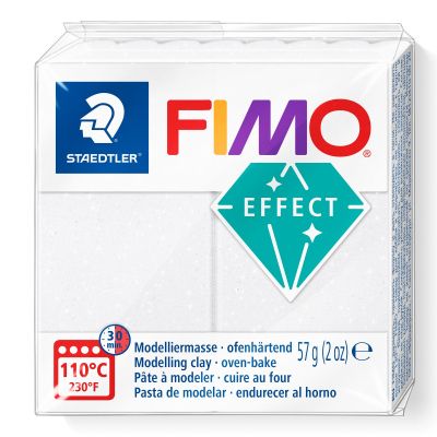 Полимерна глина Staedtler Fimo Effect, 57g, галактическо бял 002