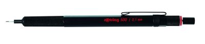 Автоматичен молив Rotring 500, черен, 0.5 червен