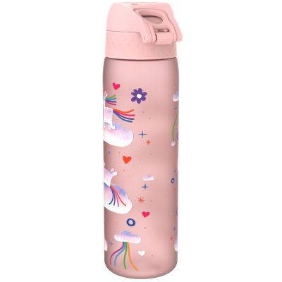 Бутилка за вода Ion8 Print, Recyclon, 500 ml, еднорози 2