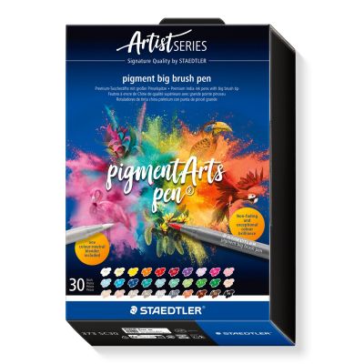 Флумастри Staedtler Pigment Big Brush, 30 цвята