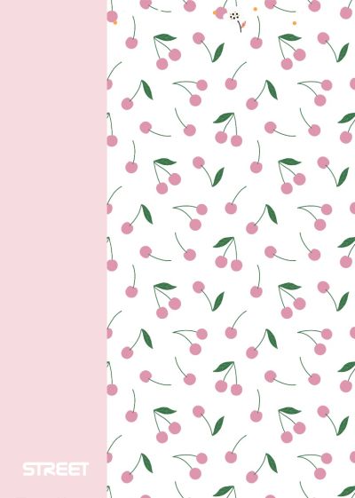 Тетрадка с телчета А4, 60л, PP, широки редове, БГ, Blossom