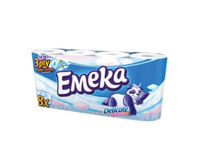Тоалетна хартия Emeka, трипл, аром, оп8