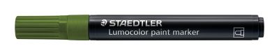 Маркер Staedtler Lumocolor Paint 349, акрилен, МАСЛЕНО ЗЕЛЕН