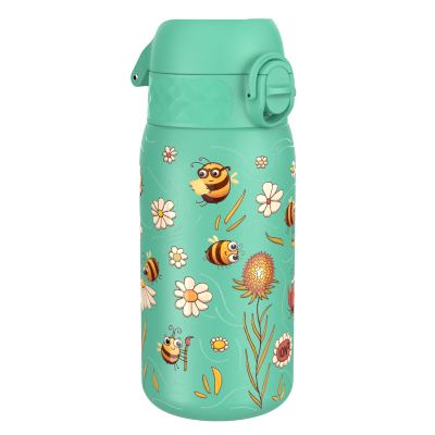 Термо бутилка за вода Ion8 Print, метална, 320ml, Bees