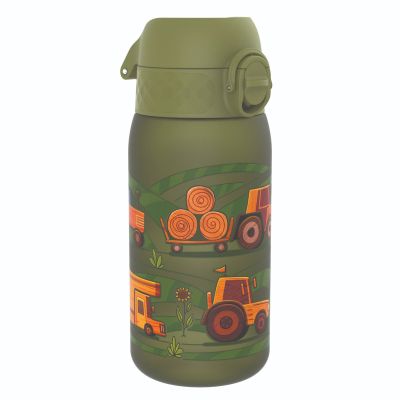 Бутилка за вода Ion8 Print, метална, 400ml, ФЕРМЕРСКА ТЕХНИКА
